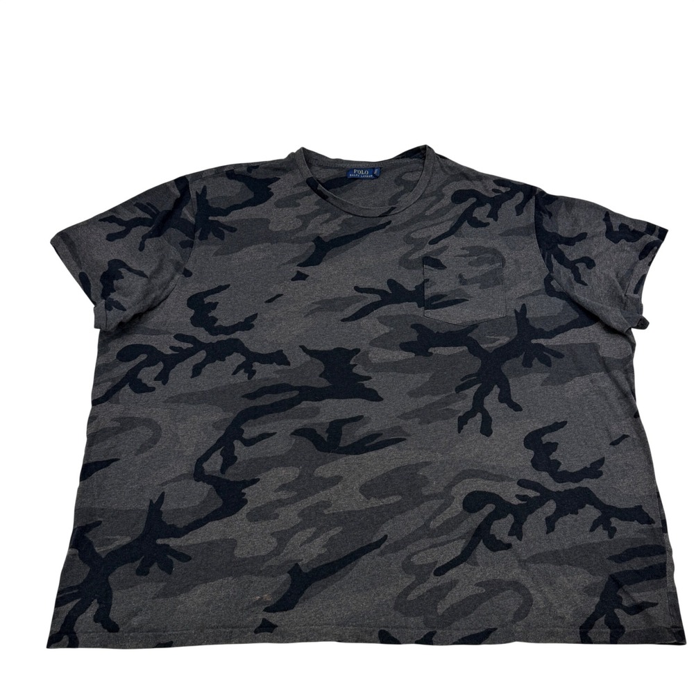 Polo Ralph Lauren Camo Pocket T-Shirt Mens 4XB Camouflage Short Sleeve Casual